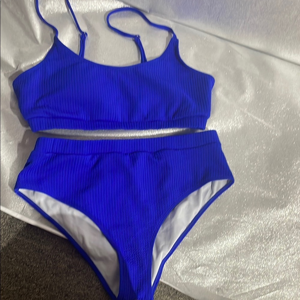 Vibrant Blue Bikini Set